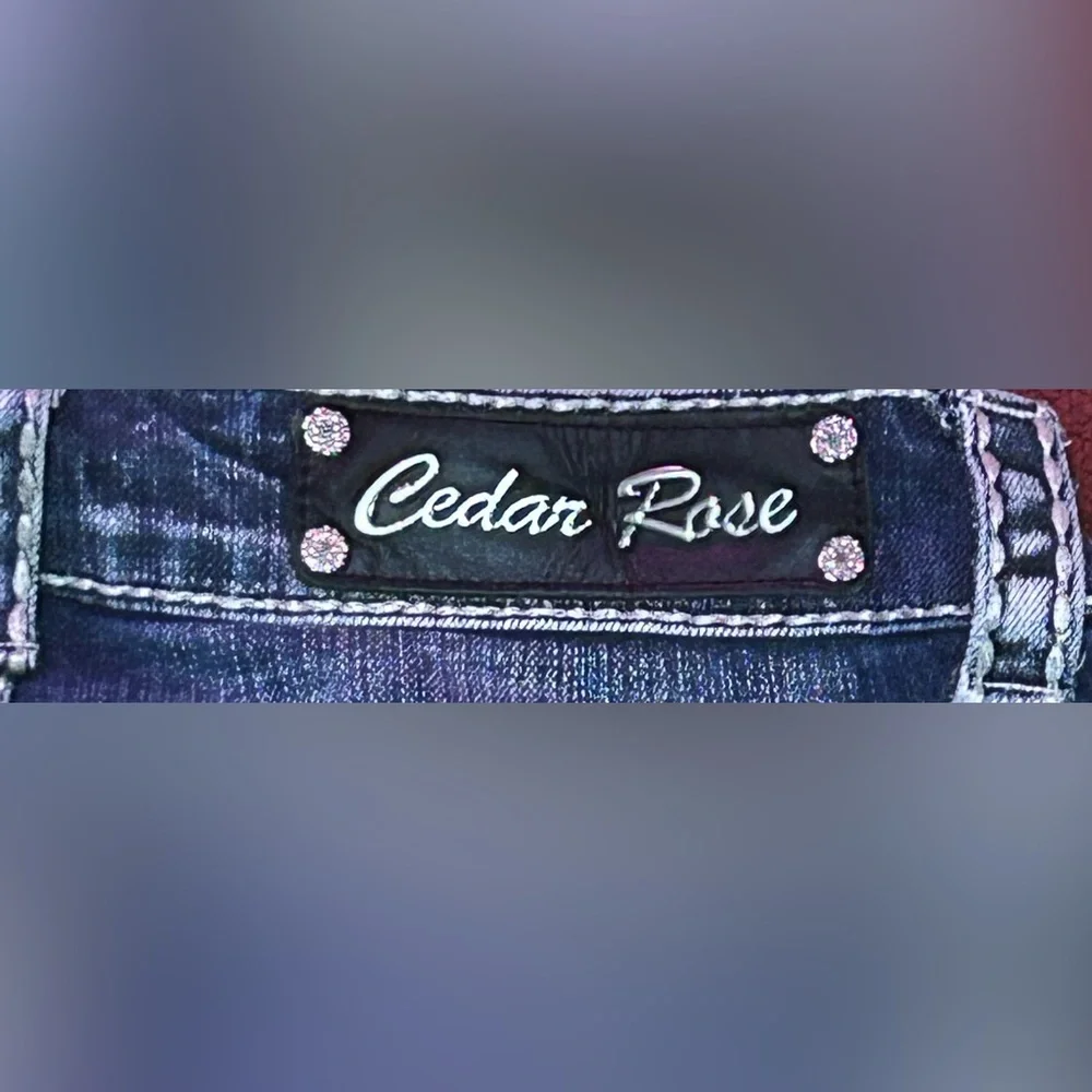 🌟🌟EUC🌟🌟 ROSE BOOT CUT SIZE 26/34 Classic Woman’s Blue Jeans - Picture 7 of 13